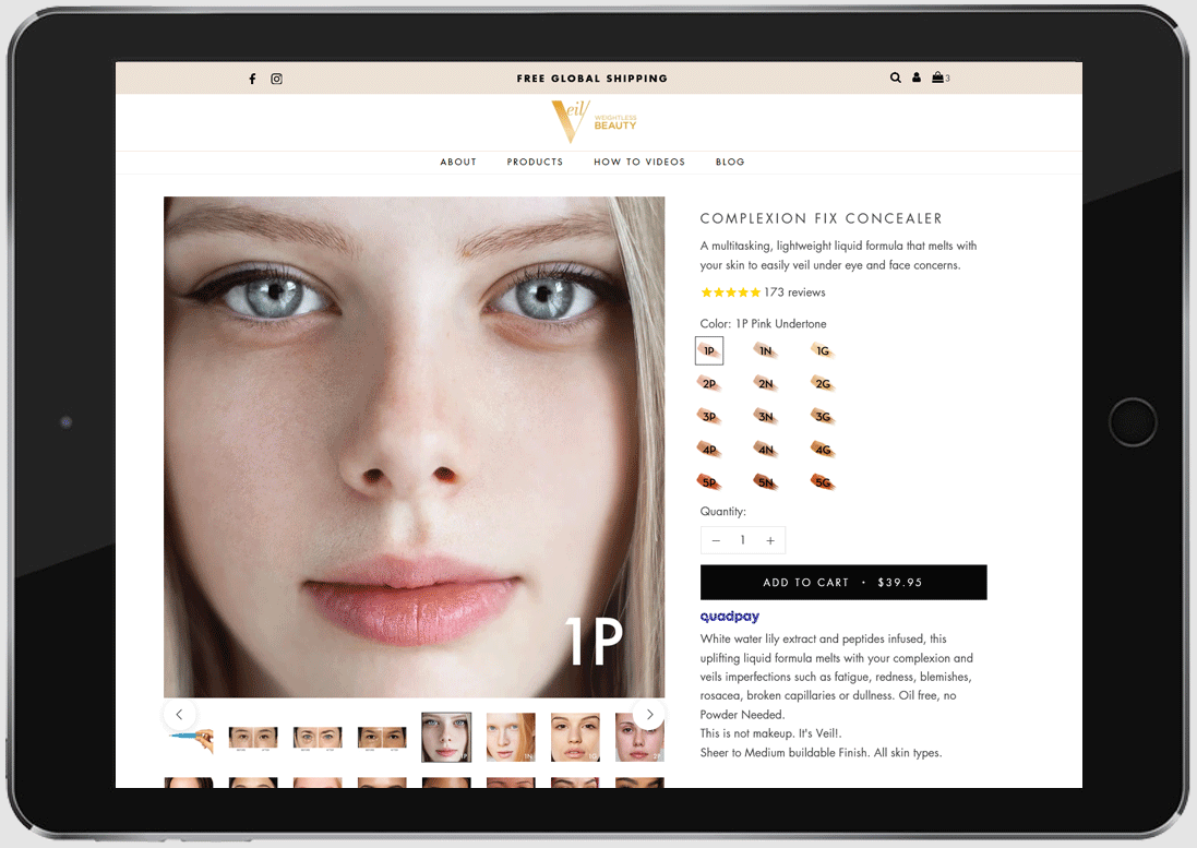 Professional-grade products, given sophisticated digital marketing.